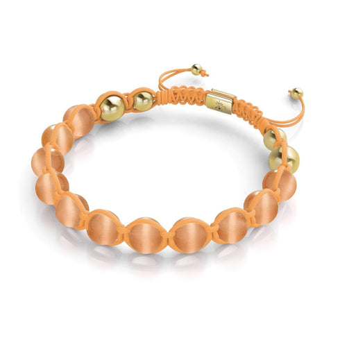 Kürbis | Gold | Cheshire Glas Charmballa Armband